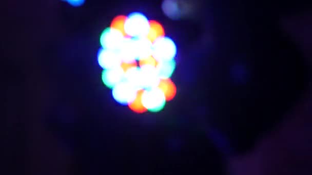 Spectrum lights Concert Spot Bulb — Stock Video