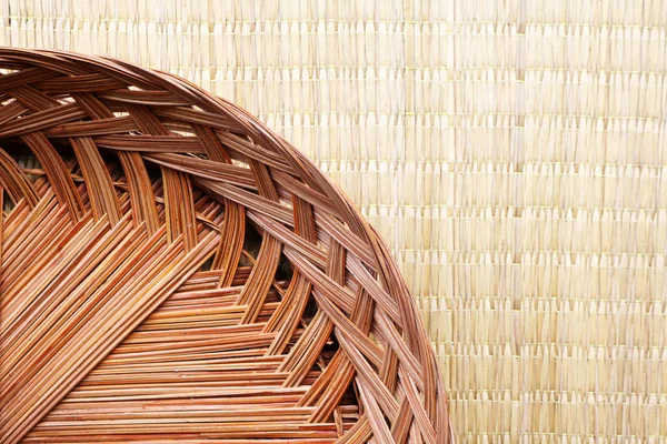 Coconut-palm leaf Wicker — Stock Photo, Image