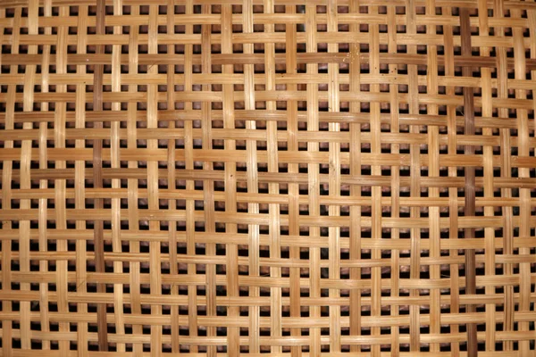 Um padrão de cesta de bambu — Fotografia de Stock