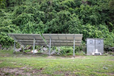 Yapısı ve güneş enerjisi sisteminin bileşenleri.