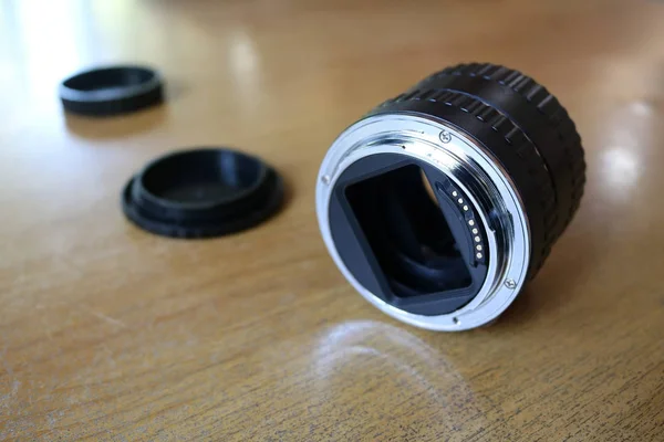 The lens adapter for macro. — Stock Photo, Image