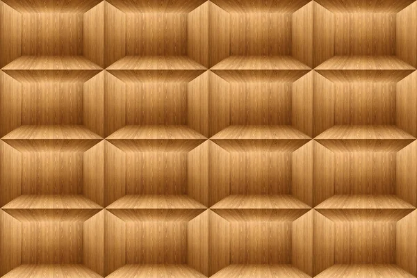 Teak ahşap kare dokusuna, tuğla duvar kağıdı engellemek.