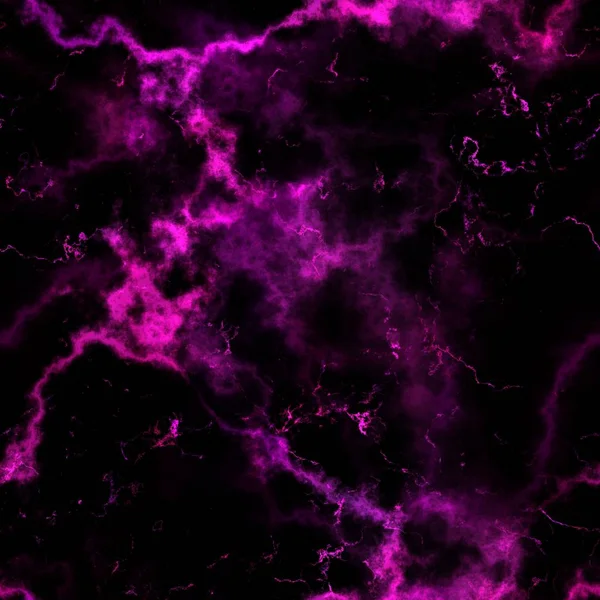 Abstract pink smoke on black background, Magenta clouds, Blurry pattern, Shiny outer space, Universe, Seamless illustration