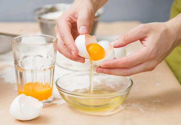 Eggs for bakery homemade — Stock Photo, Image