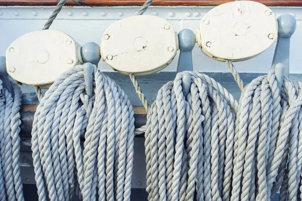 Vecchia corda della nave — Foto Stock