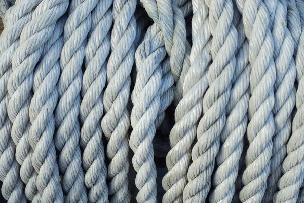 Velha corda do navio — Fotografia de Stock
