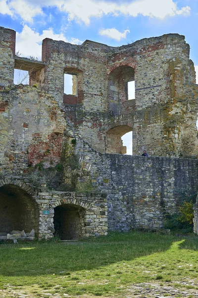 13. yüzyıl Gotik kale Boskovice harabe Ortaçağ değirmen