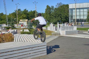 Bisiklet akrobasi Moskova Fuar