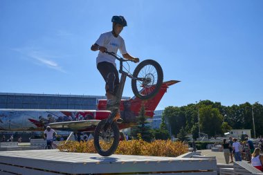 Bisiklet akrobasi Moskova Fuar