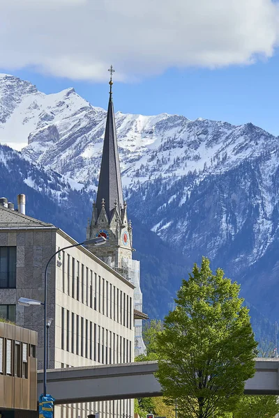 Vaduz é a capital do Liechtenstein — Fotografia de Stock