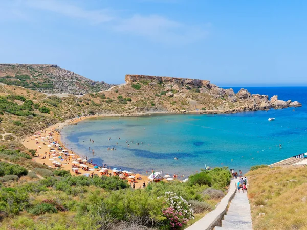 Panorama de Riviera Beach (Ghajn Tuffieha). Malte . Photo De Stock