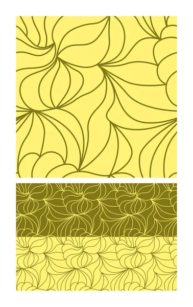 Patrón floral natural sin costuras. Ilustración vectorial . — Vector de stock