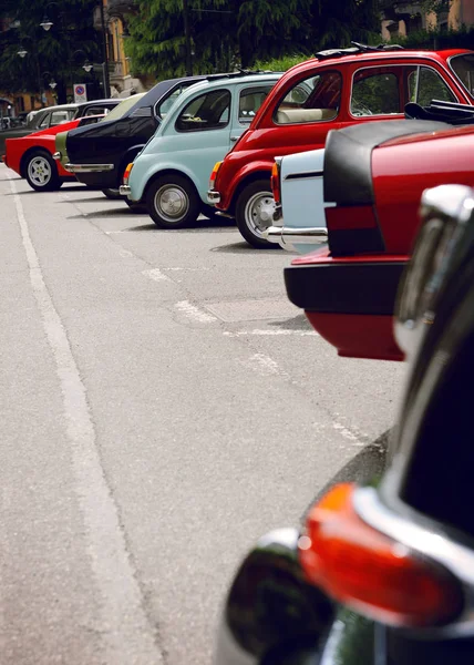 Retro cars exhibition — Stock Photo, Image