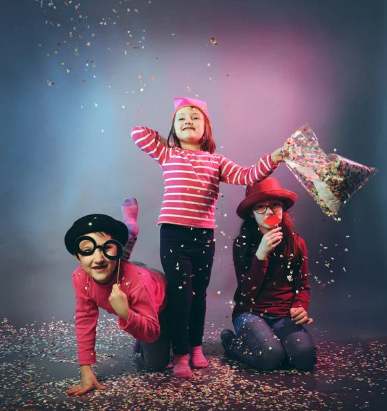 Funny carnival portrait Royalty Free Stock Images