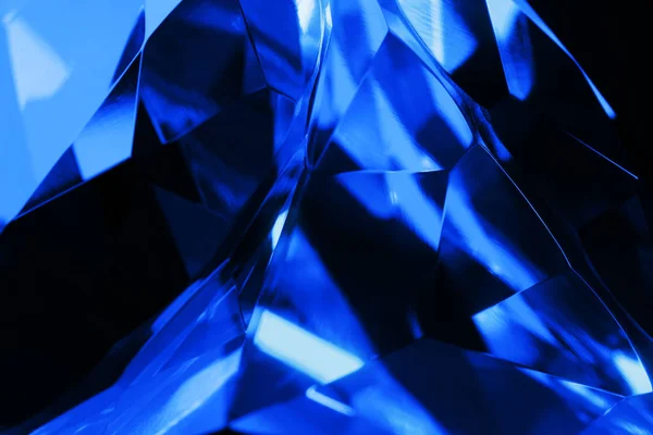 Fondo de cristal azul — Foto de Stock
