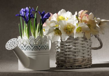 Bahar çiçekleri güzel çiçek aranjman