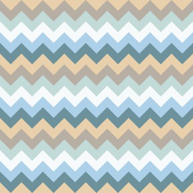 Chevron desen sorunsuz vektör okları geometrik Tasarım renkli pastel beyaz aqua ışık ve deniz mavi bej kahverengi