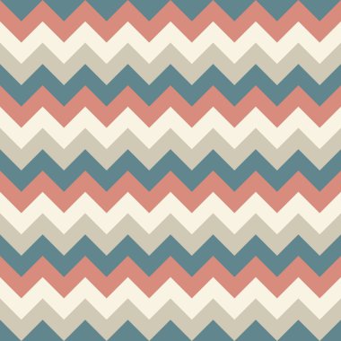 Chevron desen sorunsuz vektör okları geometrik renkli pastel bej gri kırmızı deniz mavi tasarım