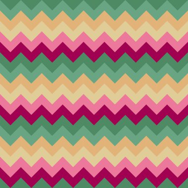 Renkli pembe mor pembe yeşil bej sarı sembol desen sorunsuz vektör okları geometrik tasarım