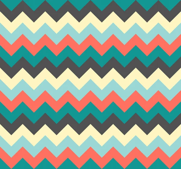 Chevron patroon naadloze vector pijlen geometrisch ontwerp kleurrijke grijs beige aqua blauw roze koraal — Stockvector