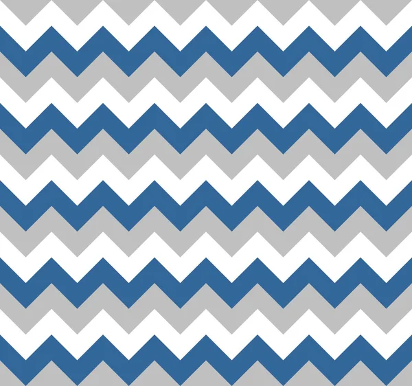 쉐 브 론 패턴 원활한 벡터 화살표 기하학적 디자인 화려한 흰색 회색 블루 — 스톡 벡터