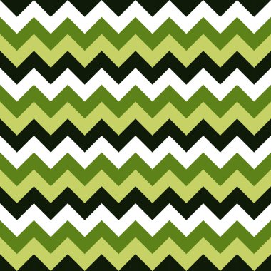 Renkli beyaz yeşil koyu yeşil Chevron desen sorunsuz vektör okları geometrik tasarım