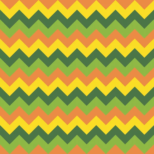 Chevron desen sorunsuz vektör okları geometrik yeşil turuncu sarı renkli tasarım