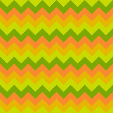 Renkli ışık yeşil pembe turuncu Chevron desen sorunsuz vektör okları geometrik tasarım
