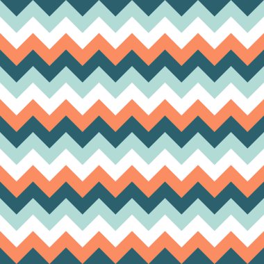 Chevron desen sorunsuz vektör okları geometrik Tasarım renkli gökyüzü mavi deniz mavi mercan pembe beyaz