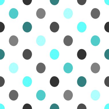 Sorunsuz lekeli desen vektör arka plan vintage retro soyut tasarım renkli sanat daire şekillerle