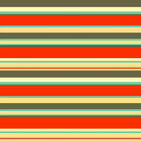 Naadloze Abstracte Geometrische Strepen Vector Patroon Achtergrond Met Kleurrijke Horizontale — Stockvector