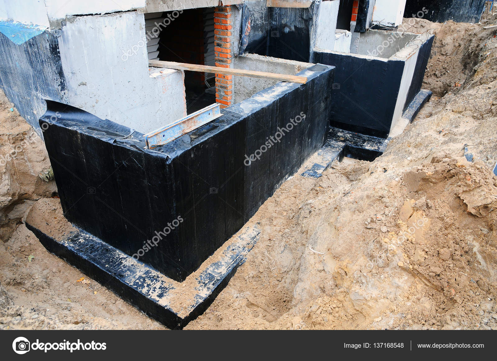 Waterproofing Foundation Bitumen Foundation Waterproofing Damp