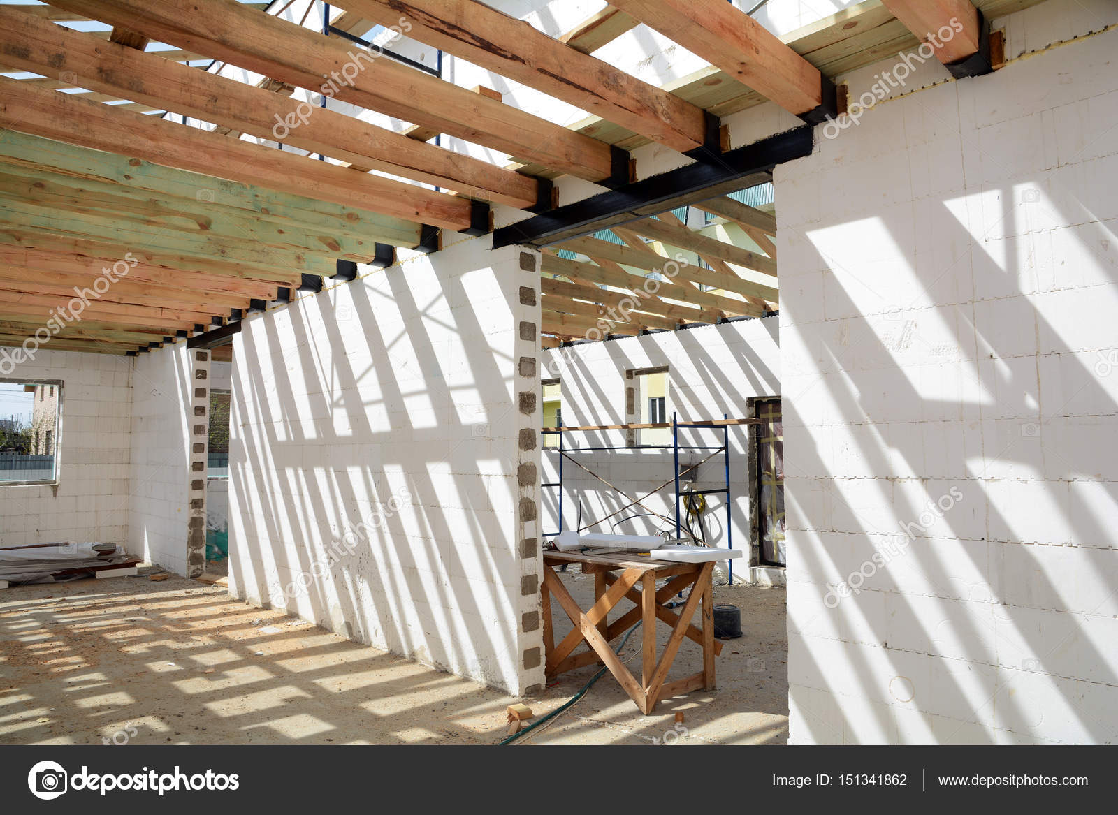 depositphotos_151341862 stock photo the wooden structure of the