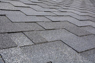 Asfalt çatı Zona arka plan üzerinde görünümü kapatın. Çatı kaplama çatı Zona-.