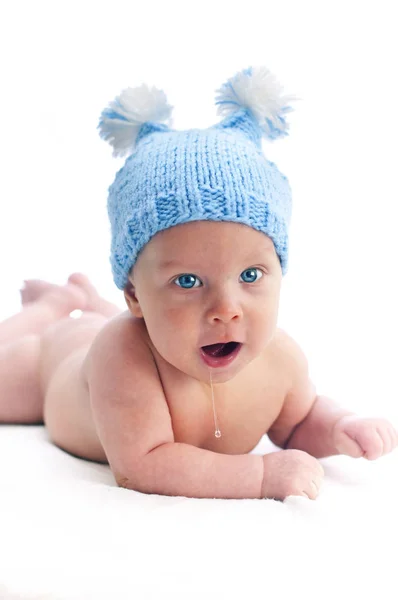 Un Enfant Avec Les Yeux Bleus Dans Le Chapeau Gros Yeux Bleus Bebe Aux Yeux Bleus Mignon Yeux Pleins De Bonheur Bebe Yeux Heureux Image Libre De Droit Par Cherokee4 C