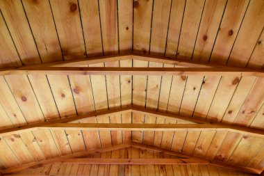 Ahşap çatı çerçeve İnşaat.