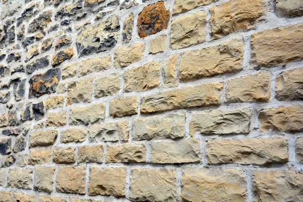 Διακοσμητικά πέτρινα τοίχο υφή φόντου φυσικό χρώμα. — Φωτογραφία Αρχείου