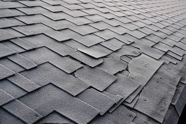 Close View Asphalt Roofing Shingles Background Roof Shingles Roofing Shingles — Stock Photo, Image