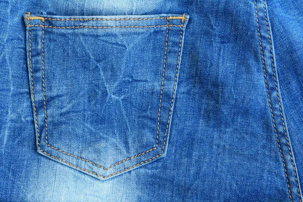 Blauwe Jeans Textuur Achtergrond — Stockfoto