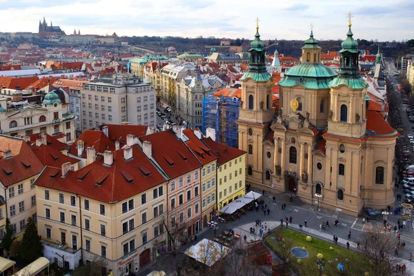 Prag Tschechische Republik März 2018 Osterfeier Auf Dem Altstadtplatz Blick — Stockfoto