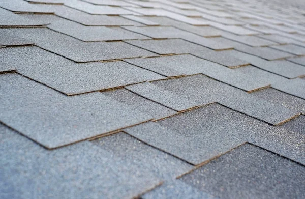 Close View Asphalt Bitumen Tile Roof — Stock Photo, Image