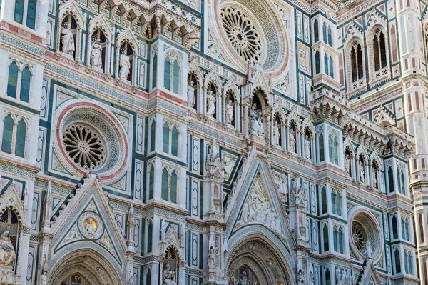 Firenze Italia Giugno 2019 Belle Statue Della Cattedrale Santa Maria — Foto Stock