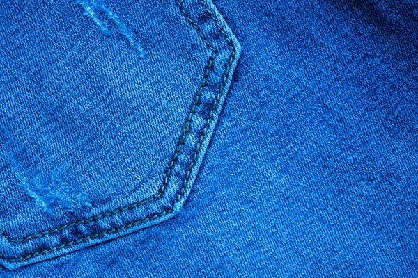 Estilo Vintage Original Azul Jeans Textura Fundo — Fotografia de Stock