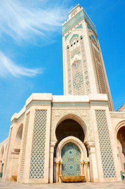 Kazablanka, Fas 'taki Hasan II camii manzarası