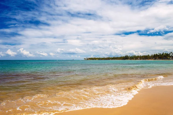 Spiaggia tropicale di sabbia — Foto Stock