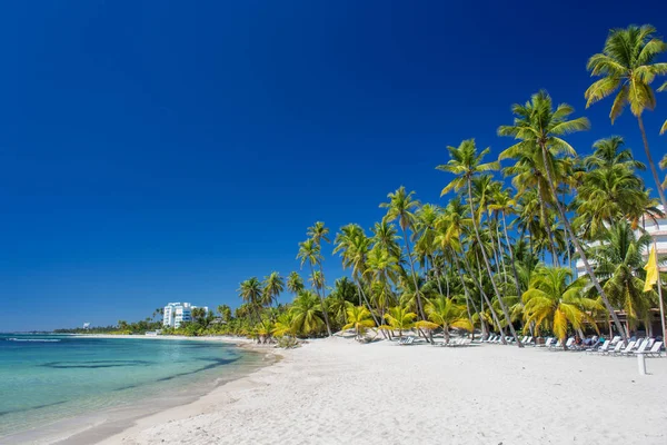 Spiaggia caraibica perfetta — Foto Stock