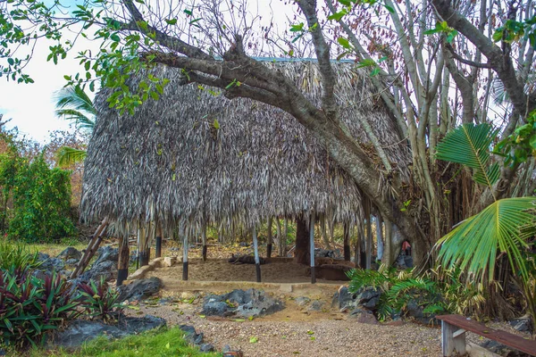 Bure with thatched roof — Stock Photo, Image