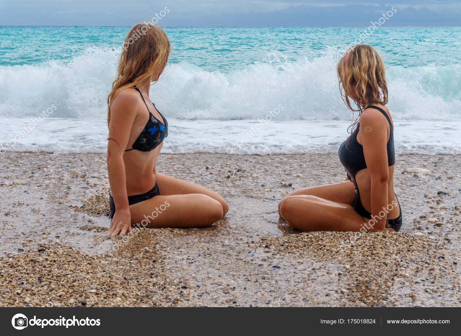 two girls bikini