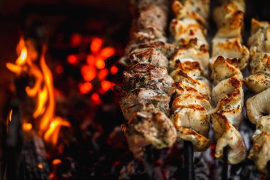 ızgara domuz eti ızgara yakın kadar Barbekü, Kebab, kebap, şiş ızgara