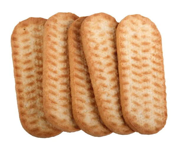 Beyaz arka plan üzerinde izole kurabiye — Stok fotoğraf